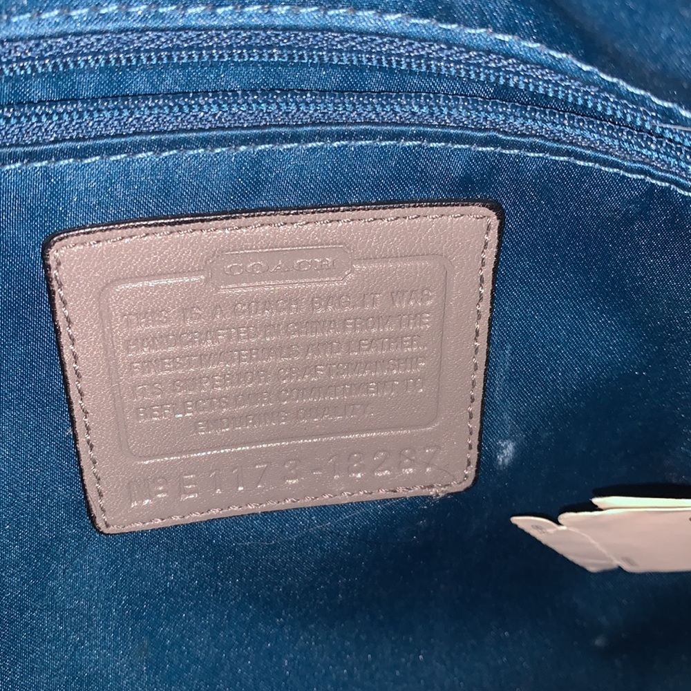 Coach Grey Leather Kristin Handbag - Picture 9 of 11